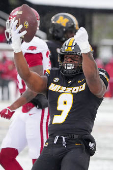 NCAA Football: Arkansas at Missouri