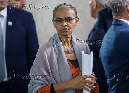 Marina Silva durante a cerimnia Nova Indstria Brasil