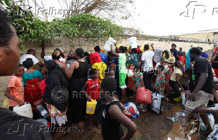 Aftermath of Cyclone Chido in Mayotte