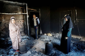 Aftermath of an Israeli raid in Jenin camp