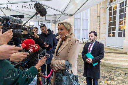 Opposition political parties representatives meet with French Prime Minister in Paris