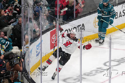 NHL: New Jersey Devils at San Jose Sharks