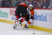 NHL: Philadelphia Flyers at New Jersey Devils