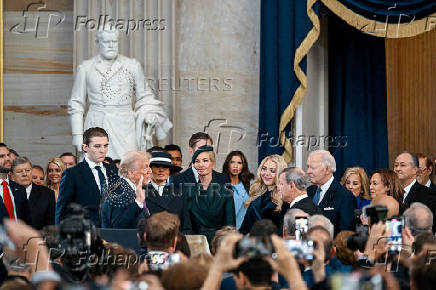 Inauguration ceremony for Trump's second presidential term