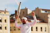 Olympic flame arrives in France ahead of Paris 2024 Olympic Games