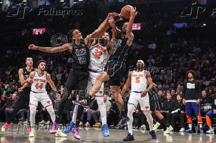 NBA: New York Knicks at Brooklyn Nets