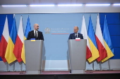 Ukrainian Prime Minister Denys Shmyhal visits Warsaw