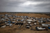 Internally displaced Palestinians in Khan Younis, Gaza Strip