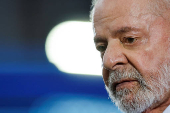 Brazil's President Luiz Inacio Lula da Silva speaks during the opening of the National Construction Industry meeting at the headquarters of the Brazilian National Confederation of Industry (CNI) in Brasilia