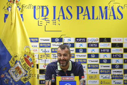 Rueda de prensa del entrenador de la UD Las Palmas, Diego Martnez