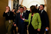 U.S. representatives gather to vote for their new Speaker of the House on the first day of the new Congress at the U.S. Capitol in Washington