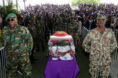 Funeral of Suriname ex-President Bouterse, in Paramaribo