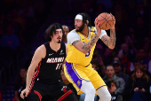 NBA: Miami Heat at Los Angeles Lakers