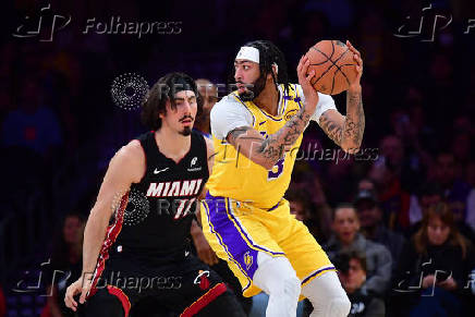 NBA: Miami Heat at Los Angeles Lakers