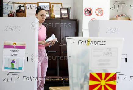 North Macedonia holds first round of presidential elections, in Skopje