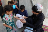 Polio vaccination campaign in Kandahar