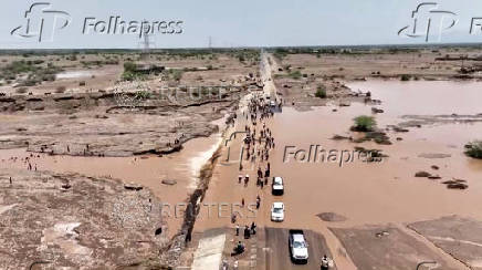 Flash floods affect Hodeidah Province, in Yemen