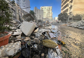 Aftermath of Israeli strikes on Beirut suburbs