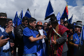 MAS Party celebrates new leader, leaving Evo Morales out of office after 25 years, in El Alto