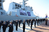 8,200-ton Aegis destroyer commissioning ceremony in Busan