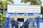 Estudante  baleado na cabea por colega dentro de escola de Natal