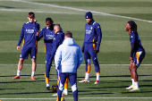 Entrenamiento del Real Madrid