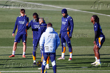 Entrenamiento del Real Madrid