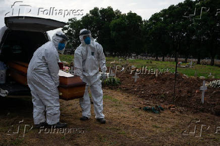 Morto com suspeita de Covid-19  enterrado no Rio de Janeiro