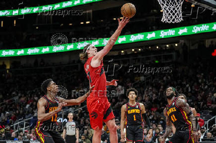 Folhapress - Fotos - NBA: Toronto Raptors At Atlanta Hawks