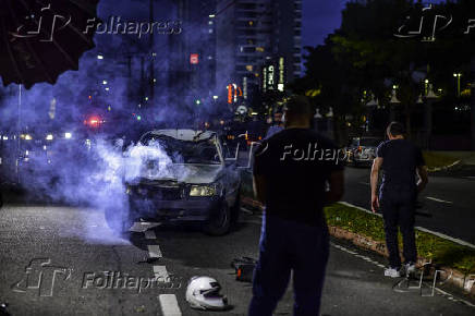 Captao de imagens de um acidente de trnsito em SJC