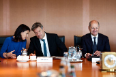 Cabinet meeting at the Chancellery in Berlin