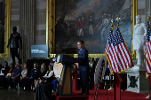 U.S. House Speaker Johnson and Congressional leaders host a Congressional Gold Medal Ceremony for Kabul fallen servicemembers