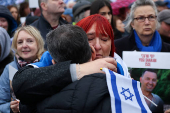 Memorial event for victims of October 7 attack on Israel, in London