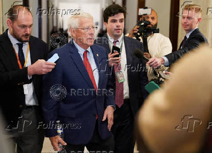 Meeting with Pete Hegseth, President-elect Donald Trump's nominee for defense secretary on Capitol Hill in Washington