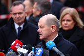 German Chancellor Scholz visits the site of Christmas market attack, in Magdeburg