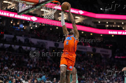 NBA: Oklahoma City Thunder at Charlotte Hornets