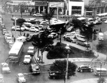 Vista de trnsito no Largo do Arouche,