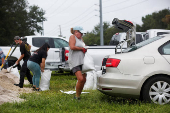 Preparations for Tropical Storm Milton, in Seminole, Florida