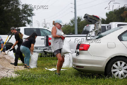 Preparations for Tropical Storm Milton, in Seminole, Florida