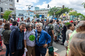 Manifestantes voltam a protestar contra corte de rvores para obras na Vila Mariana