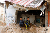 Aftermath of an Israeli raid in Jenin camp