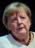 Former German Chancellor Merkel presents her memoirs in Berlin