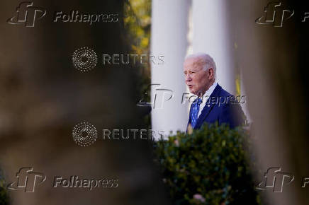 U.S. President Joe Biden delivers remarks at the White House