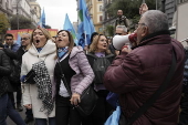 Nationwide general strike in Italy against the government's budget plan