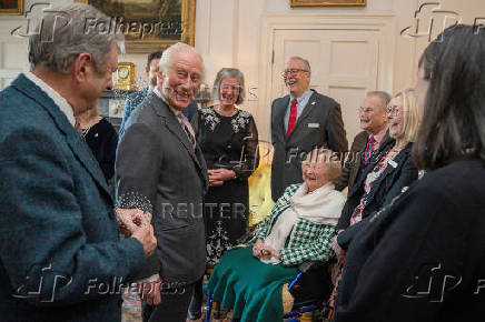 Britain's King Charles attends an event to celebrate the launch of The King's Foundation 35th anniversary, in Cumnock