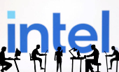 FILE PHOTO: Illustration shows Intel logo