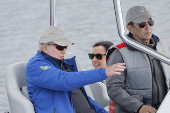 El rey Juan Carlos y la infanta Cristina asisten una regata en Sanxenxo