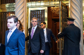 Michael Cohen departs home to testify in Republican presidential candidate and former U.S. President Donald Trump's criminal trial in New York