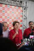 Dilma faz campanha poltica em Porto Alegre