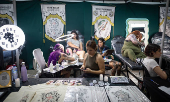 Tatuadores de todo el continente exhiben su arte en Guatemala